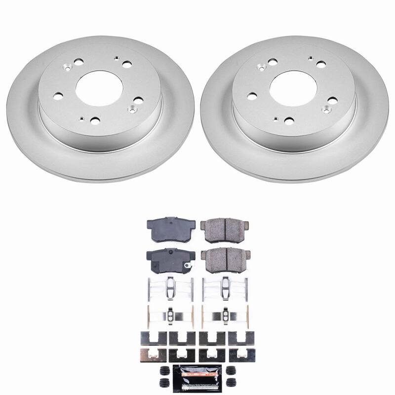 Acura ILX Brake Kit - Rear - PowerStop - Z23 Coated - `13-`15