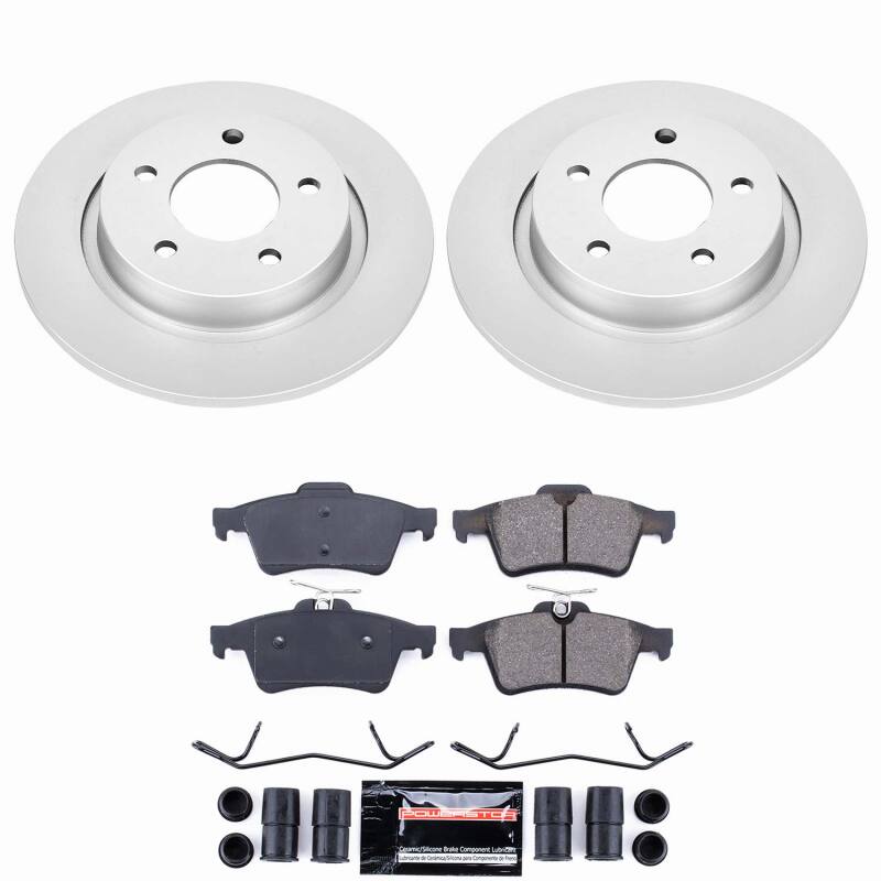 Mazda 3 Brake Kit - Rear - PowerStop - Z23 Coated - `04-`13