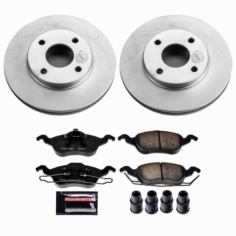 Ford Focus Brake Kit - Front - PowerStop - Z23 Coated - `00-`04