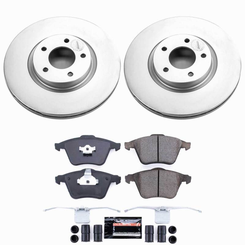 Mazda 3 Brake Kit - Front - PowerStop - Z23 Evolution Coated - `07-`13
