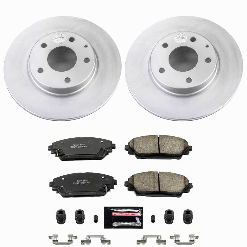 Mazda 3 Brake Kit - Front - PowerStop - Z23 Evolution Coated - `14-`16