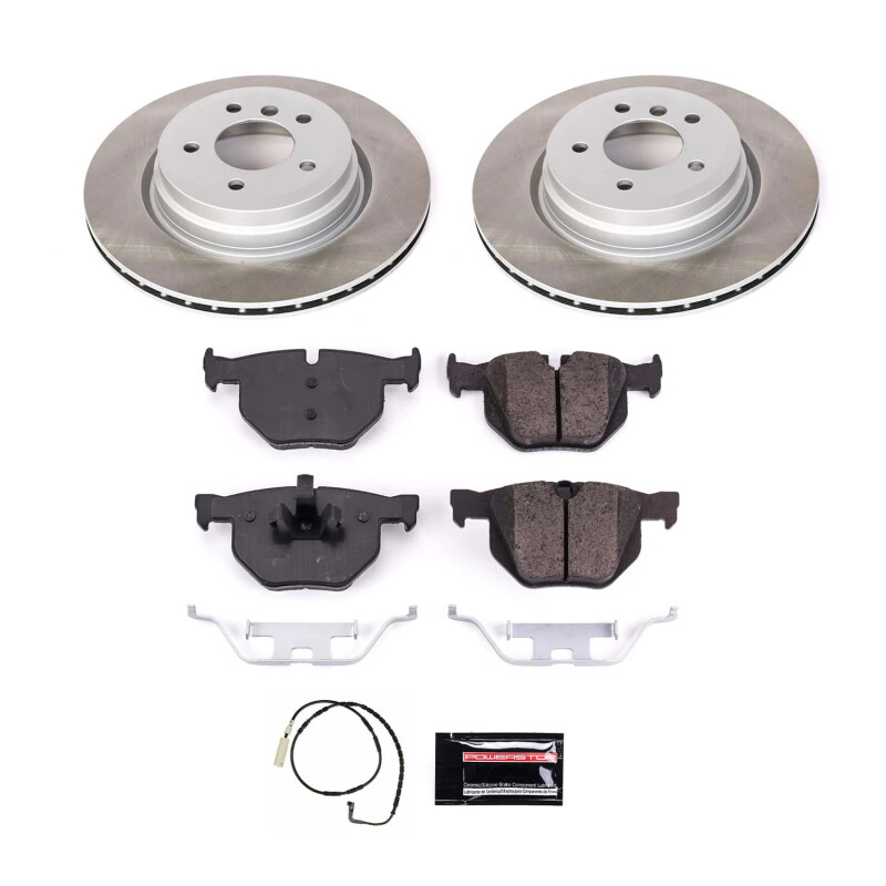 Chevrolet Silverado 2500 HD Brake Kit - Front + Rear - PowerStop - Genuine Geomet Coated Rotors + Z17 Ceramic Pads - `12-`14