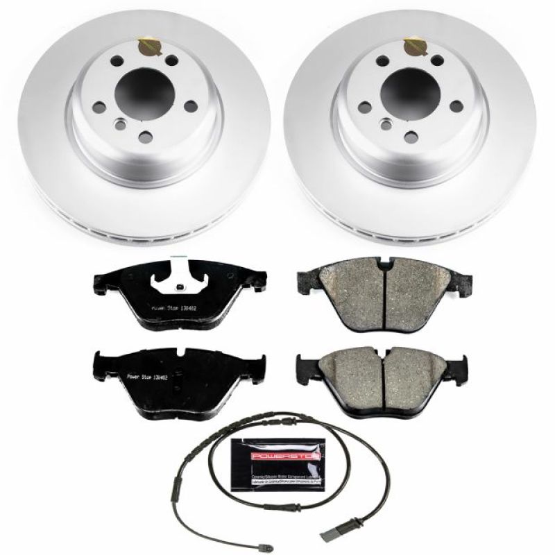 BMW 528 Brake Kit - Front - PowerStop - Geomet Coated Rotors + Carbon-Fiber Ceramic Pads - `14-`16 BMW 528 Brake Kit - Front - PowerStop - Geomet Coated Rotors + Carbon-Fiber Ceramic Pads - `14-`16