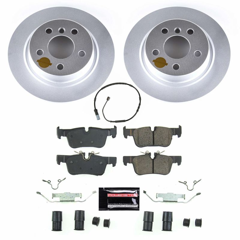 BMW i3 Brake Kit - Rear - PowerStop - Z23 Evolution Coated Rotors + Carbon-Fiber Ceramic Pads - `14-`20 BMW i3 Brake Kit - Rear - PowerStop - Z23 Evolution Coated Rotors + Carbon-Fiber Ceramic Pads - `14-`20