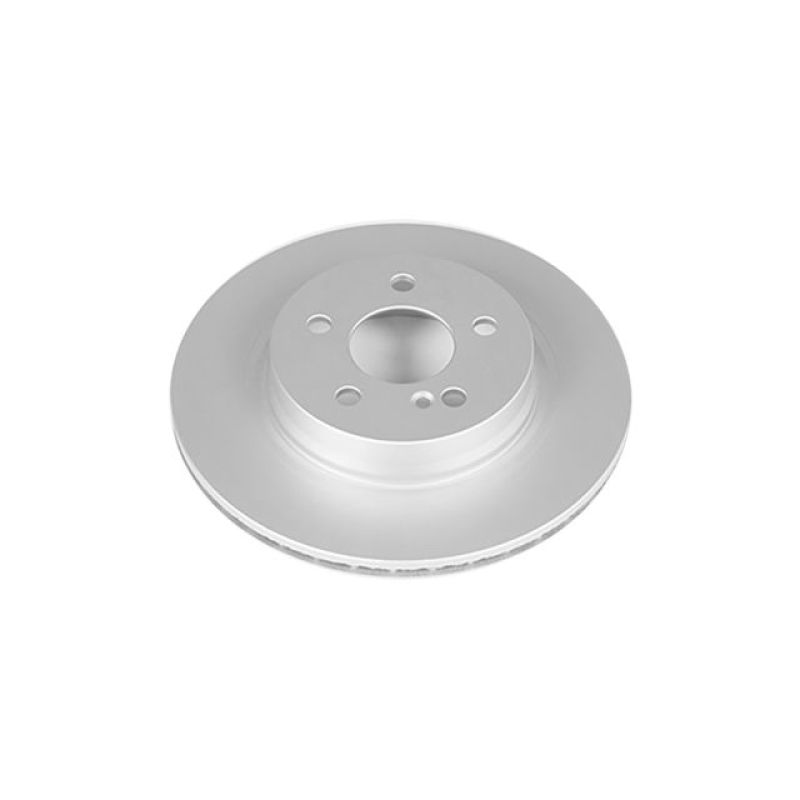 Mercedes-Benz C250 Brake Rotor (1) - Rear - PowerStop - Evolution Coated, High Carbon, GEOMET 360 - Silver - `12-`16 Mercedes-Benz C250 Brake Rotor (1) - Rear - PowerStop - Evolution Coated, High Carbon, GEOMET 360 - Silver - `12-`16