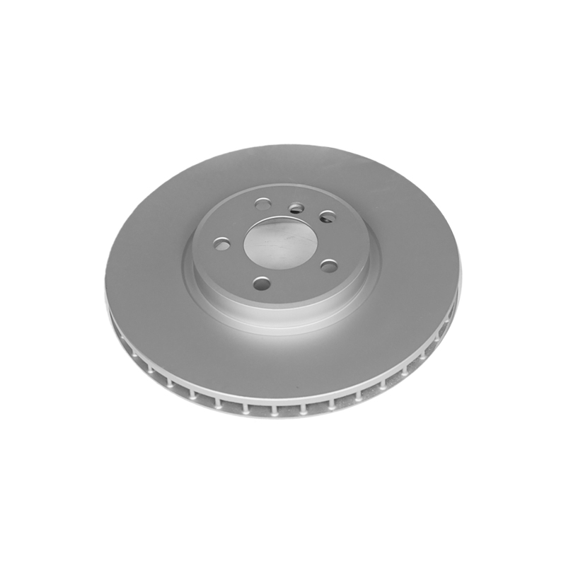 BMW X5 Brake Rotor (1) - Front - PowerStop - Evolution High Carbon Geomet Coated - Silver - `11-`18