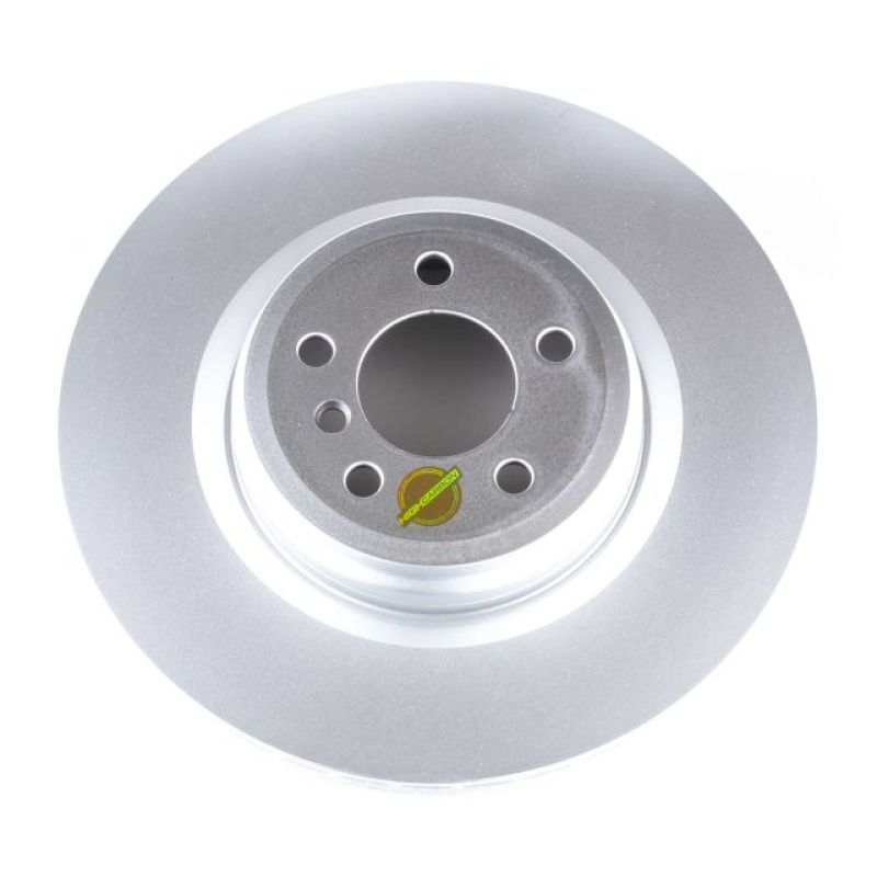 BMW 5 Series Brake Rotor (1) - Rear - PowerStop - Evolution High Carbon Geomet Coated - Silver - `10-`15 BMW 5 Series Brake Rotor (1) - Rear - PowerStop - Evolution High Carbon Geomet Coated - Silver - `10-`15
