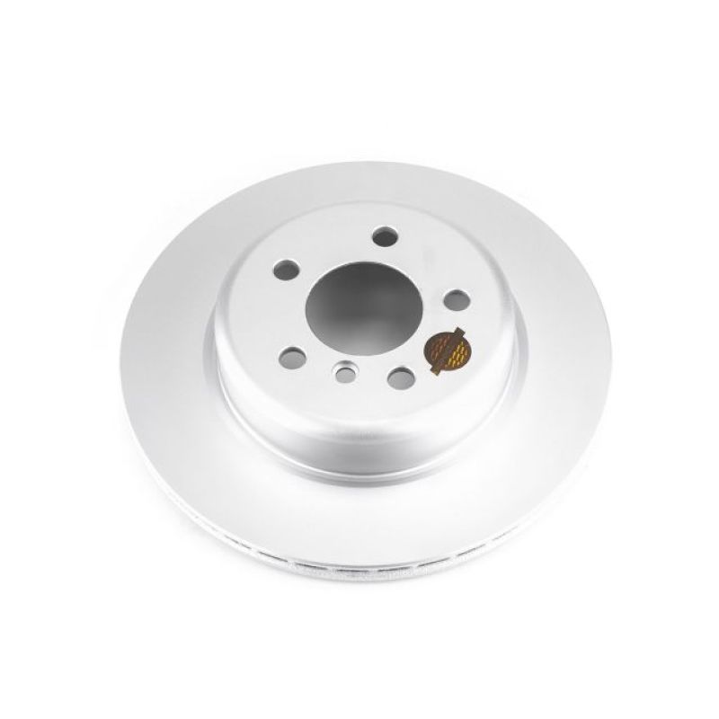 BMW 528 Brake Rotor (1) - Rear - PowerStop - Evolution High Carbon Geomet Coated - Silver - `11-`16 BMW 528 Brake Rotor (1) - Rear - PowerStop - Evolution High Carbon Geomet Coated - Silver - `11-`16