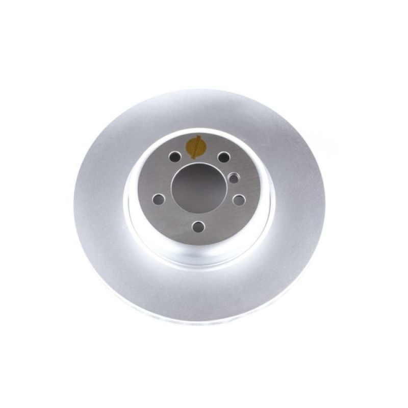 BMW ActiveHybrid 3 Brake Rotor (1) - Front - PowerStop - Evolution High Carbon Geomet Coated - Silver - `13-`15 BMW ActiveHybrid 3 Brake Rotor (1) - Front - PowerStop - Evolution High Carbon Geomet Coated - Silver - `13-`15