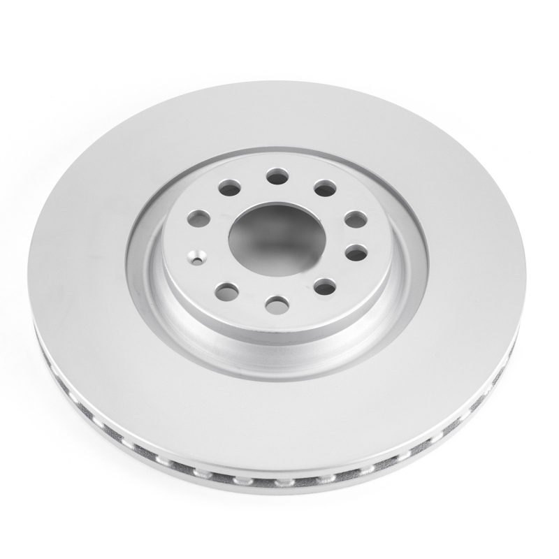 Audi S3 Brake Rotor (1) - Front - PowerStop - Evolution High Carbon Geomet Coated - `15-`18