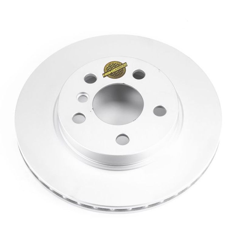 BMW i3 Brake Rotor (1) - Front - PowerStop - Evolution High Carbon Geomet Coated - Silver - `14-`19 BMW i3 Brake Rotor (1) - Front - PowerStop - Evolution High Carbon Geomet Coated - Silver - `14-`19