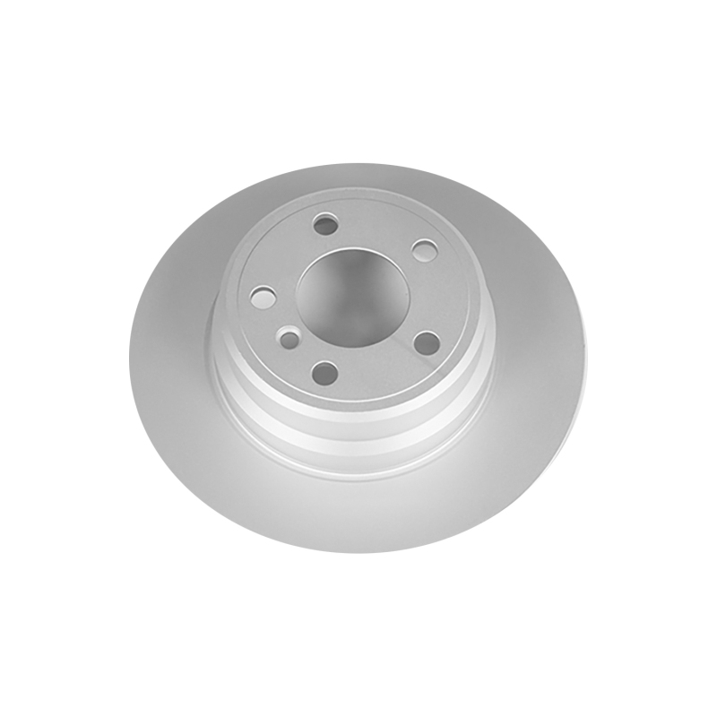 BMW X5 Brake Rotor (1) - Rear - PowerStop - High Carbon Geomet Coated - Silver - `00-`06