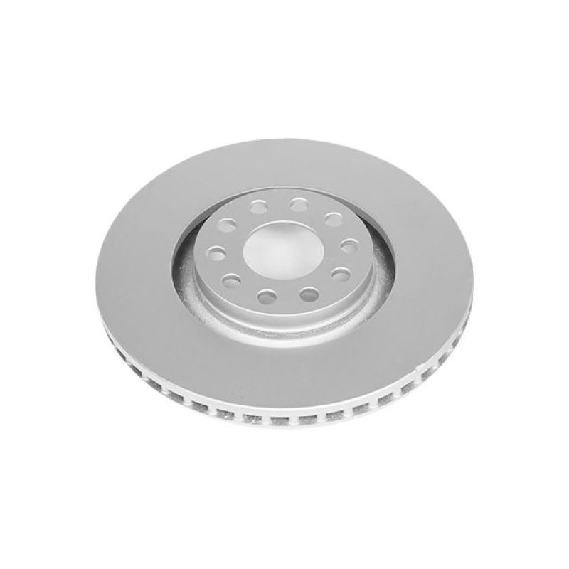 Audi A4 Brake Rotor (1) - Front - PowerStop - Evolution High Carbon Geomet Coated - `06-`09 Audi A4 Brake Rotor (1) - Front - PowerStop - Evolution High Carbon Geomet Coated - `06-`09