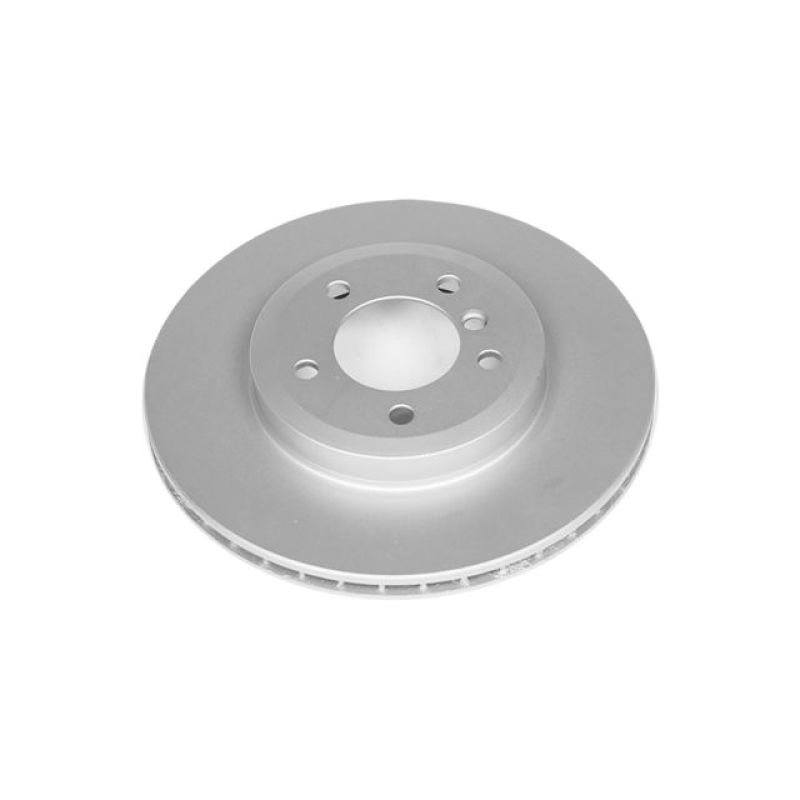 BMW Z4 Brake Rotor (1) - Front - PowerStop - Evolution High Carbon Geomet Coated - Silver - `06-`08 BMW Z4 Brake Rotor (1) - Front - PowerStop - Evolution High Carbon Geomet Coated - Silver - `06-`08