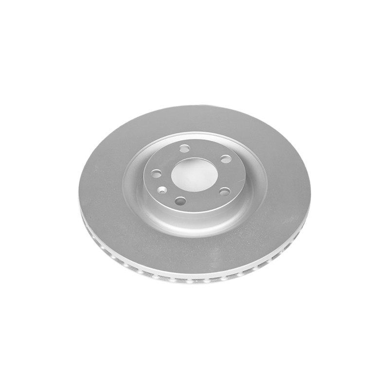 Audi S4 Brake Rotor (1) - Front - PowerStop - Evolution High Carbon Geomet Coated - `04-`09