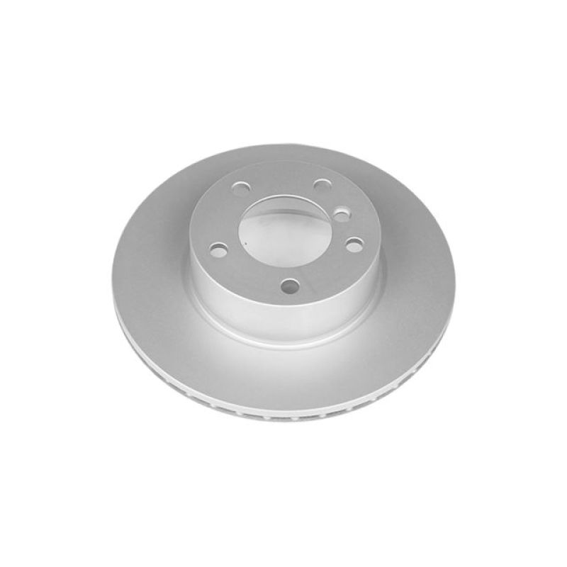 BMW 3 Series Brake Rotor (1) - Front - PowerStop - Evolution High Carbon Geomet Coated - Silver - 2006