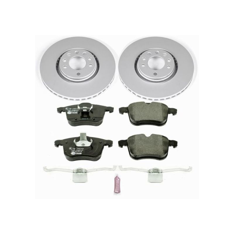 Saab 9-3 Brake Kit - Front - PowerStop - Euro-Stop - `06-`11