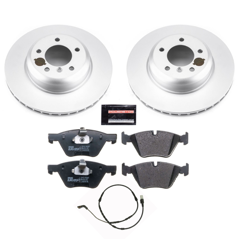 BMW Z4 Brake Kit - Front - PowerStop - Genuine Geomet Coated Rotors, ECE-R90 Certified Pads - `09-`10 BMW Z4 Brake Kit - Front - PowerStop - Genuine Geomet Coated Rotors, ECE-R90 Certified Pads - `09-`10