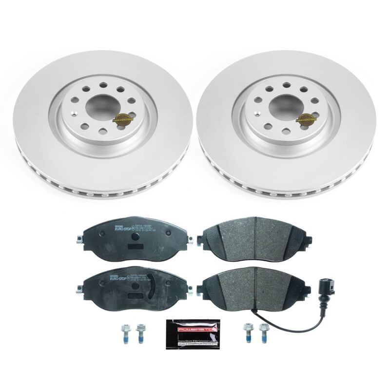 Audi A3 Quattro Brake Kit - Front - PowerStop - Euro-Stop - 2019 Audi A3 Quattro Brake Kit - Front - PowerStop - Euro-Stop - 2019