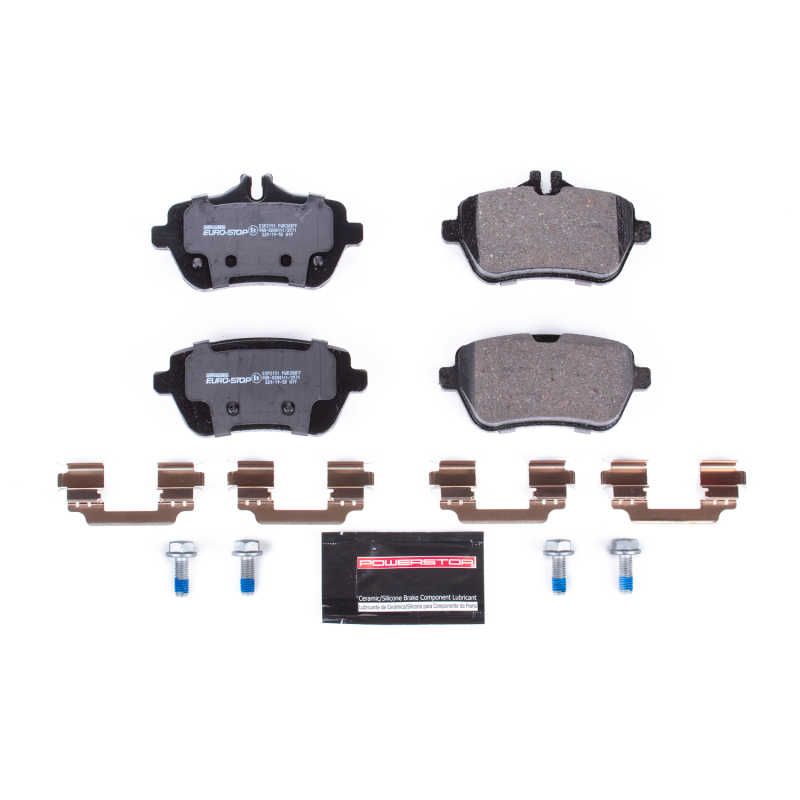 Mercedes-Benz SL550 Brake Pads - Rear - PowerStop - Euro-Stop ECE-R90 - `13-`18 Mercedes-Benz SL550 Brake Pads - Rear - PowerStop - Euro-Stop ECE-R90 - `13-`18