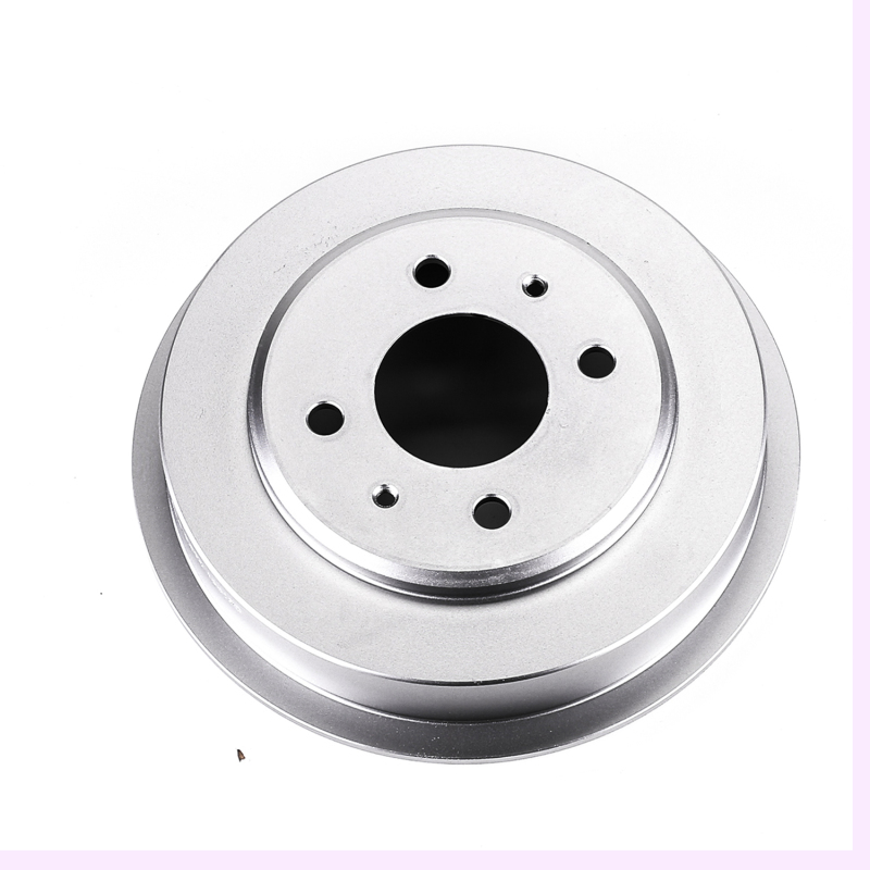 Hyundai Accent Brake Drum - Rear - PowerStop - High Temp Coated - Silver - `03-`05