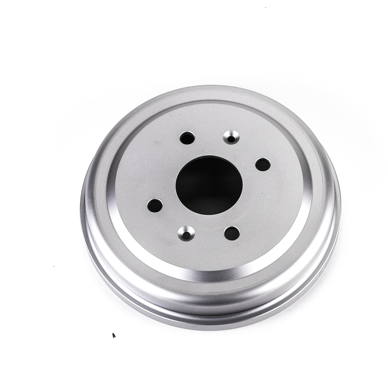 Pontiac Wave Brake Drum - Rear - PowerStop - Autospecialty High Temp Coated - Silver - `05-`08