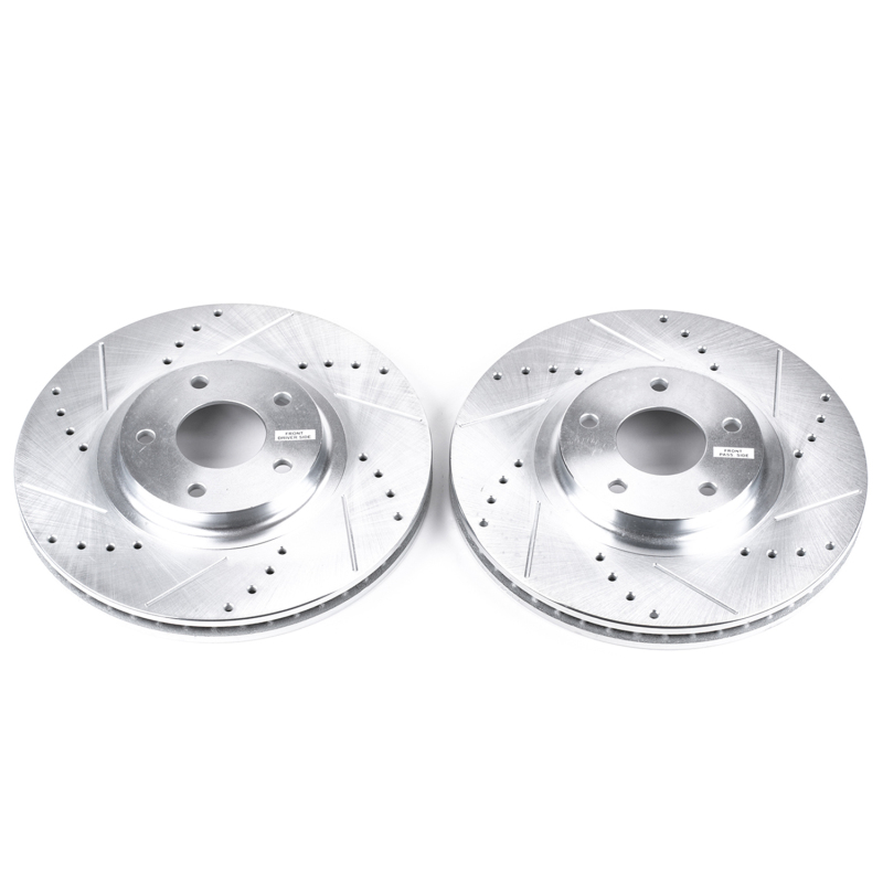 Infiniti FX35 Brake Rotors (2) - Front - PowerStop - Evolution Drilled & Slotted - `03-`05