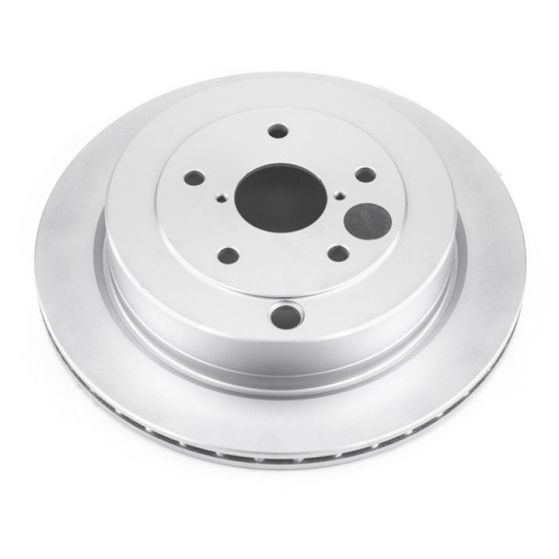 Subaru Tribeca Brake Rotor (1) - Rear - PowerStop - Evolution Geomet Coated - Silver - `06-`07 Subaru Tribeca Brake Rotor (1) - Rear - PowerStop - Evolution Geomet Coated - Silver - `06-`07