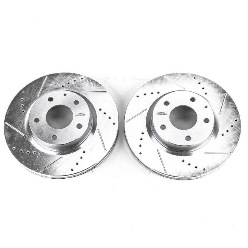 Mazda 3 Brake Rotors (2) - Front - PowerStop - Evolution Drilled & Slotted - `14-`18