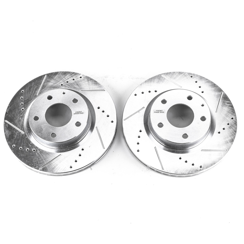 Mazda 3 Brake Rotors (2) - Front - PowerStop - Evolution Drilled & Slotted - `14-`18