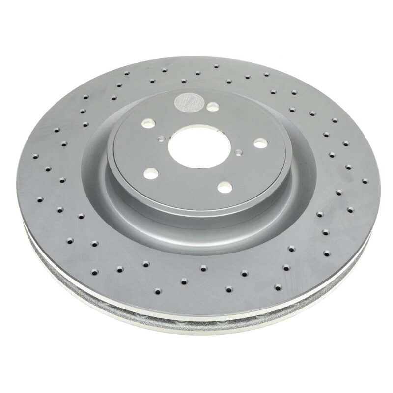 Subaru WRX STI Brake Rotor (1) - Front - PowerStop - Evolution Coated - Silver - `18-`20 Subaru WRX STI Brake Rotor (1) - Front - PowerStop - Evolution Coated - Silver - `18-`20