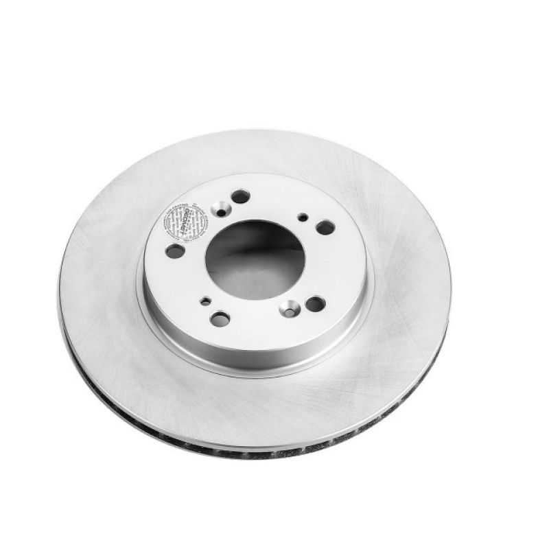 Honda CR-V Brake Rotors (1) - Front - PowerStop - Evolution Geomet Coated - Silver - `97-`01 Honda CR-V Brake Rotors (1) - Front - PowerStop - Evolution Geomet Coated - Silver - `97-`01