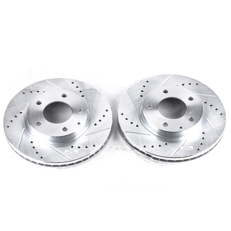 Mazda Millenia Brake Rotors (2) - Front - PowerStop - Evolution Drilled & Slotted - `95-`00