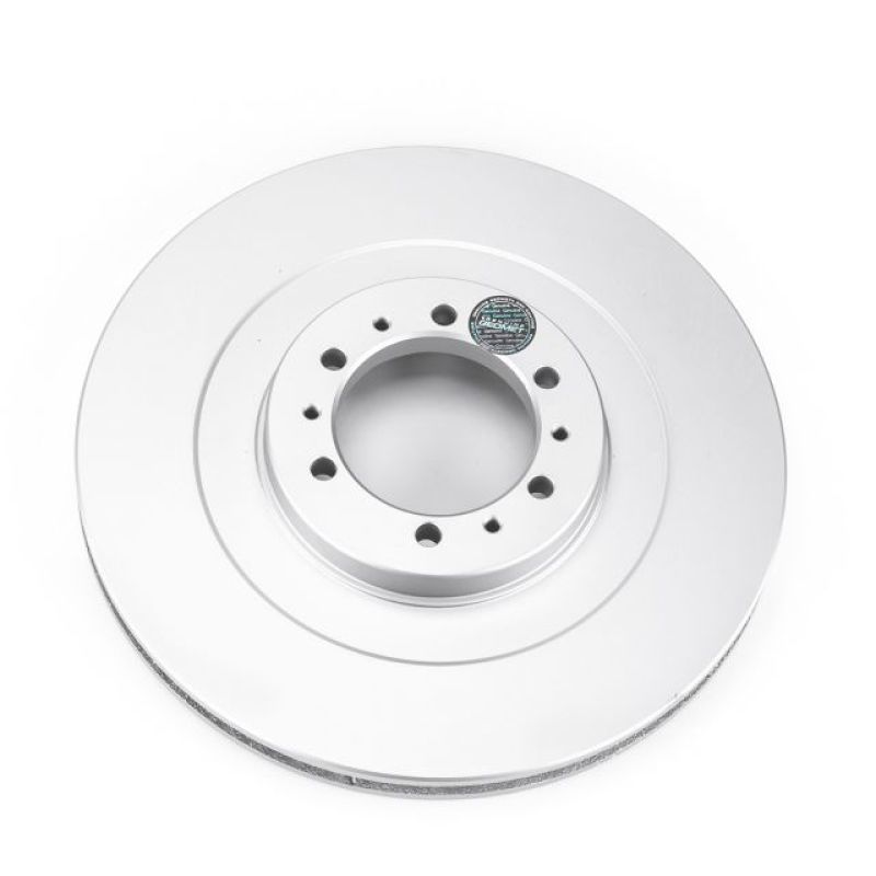 Mitsubishi Montero Brake Rotor (1) - Front - PowerStop - Evolution Geomet Coated - Silver - `00-`04 Mitsubishi Montero Brake Rotor (1) - Front - PowerStop - Evolution Geomet Coated - Silver - `00-`04