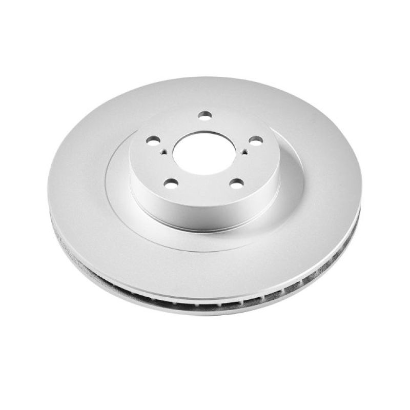 Subaru Baja Brake Rotor (1) - Front - PowerStop - Evolution Geomet Coated - Silver - `03-`06 Subaru Baja Brake Rotor (1) - Front - PowerStop - Evolution Geomet Coated - Silver - `03-`06