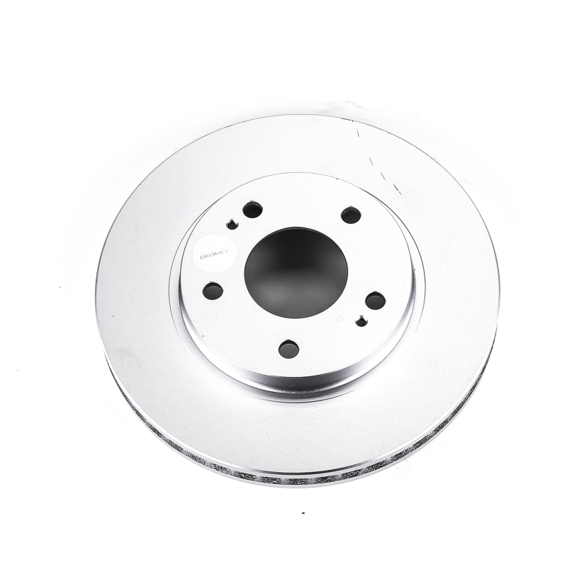 Chrysler Sebring Brake Rotor (1) - Front - PowerStop - Evolution Geomet Coated - Silver - `01-`05