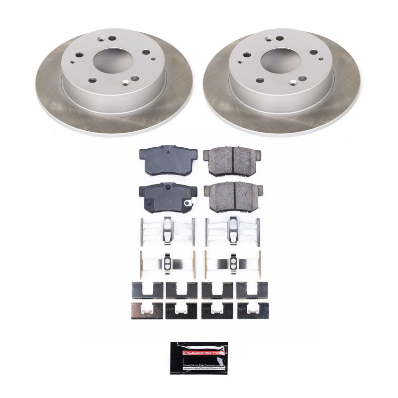 Mazda B4000 Brake Kit - Front + Rear - PowerStop - Z36 Truck & Tow + Ceramic Pads + Drilled & Slotted Rotors + Drum + Shoe Kit - `03-`09