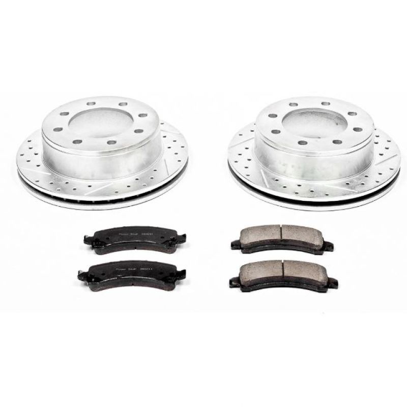 Chevrolet Express 2500 Brake Kit - Rear - PowerStop - Z23 Evolution Sport - `06-`17