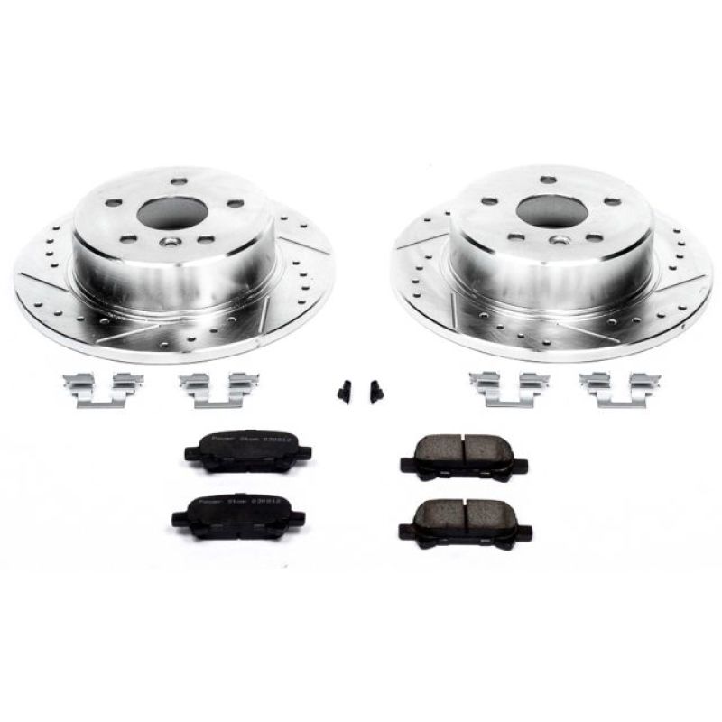 Toyota Avalon Brake Kit - Rear - PowerStop - Z23 Evolution Sport Brake Kit - `00-`04