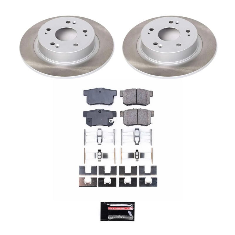 Nissan Murano Brake Kit - Front + Rear - PowerStop - Drilled & Slotted Rotors + Carbon-Fiber Ceramic Pads - `03-`11