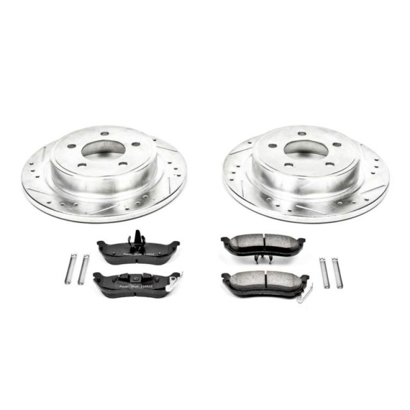 Chrysler Pacifica Brake Kit - Rear - PowerStop - Z23 Evolution Sport - `04-`08