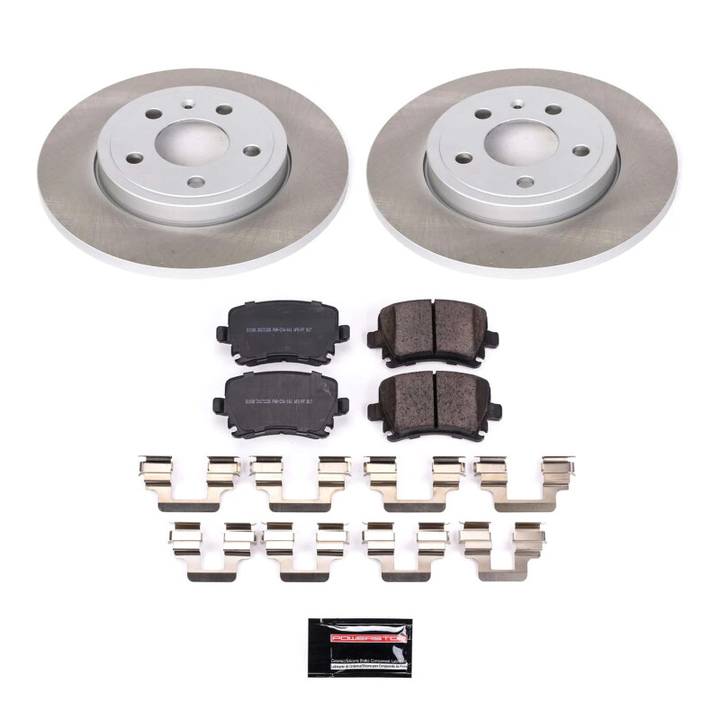 Infiniti G35 Brake Kit - Front + Rear - PowerStop - Drilled & Slotted Rotors + Carbon-Fiber Ceramic Pads - `03-`04 Infiniti G35 Brake Kit - Front + Rear - PowerStop - Drilled & Slotted Rotors + Carbon-Fiber Ceramic Pads - `03-`04
