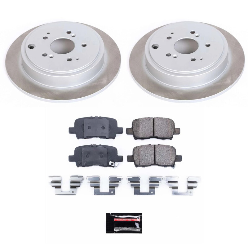 GMC Savana 3500 Brake Kit - Front + Rear - PowerStop - Z23 Evolution Sport + Carbon-Fiber Ceramic + Drilled & Slotted Rotors - `03-`08