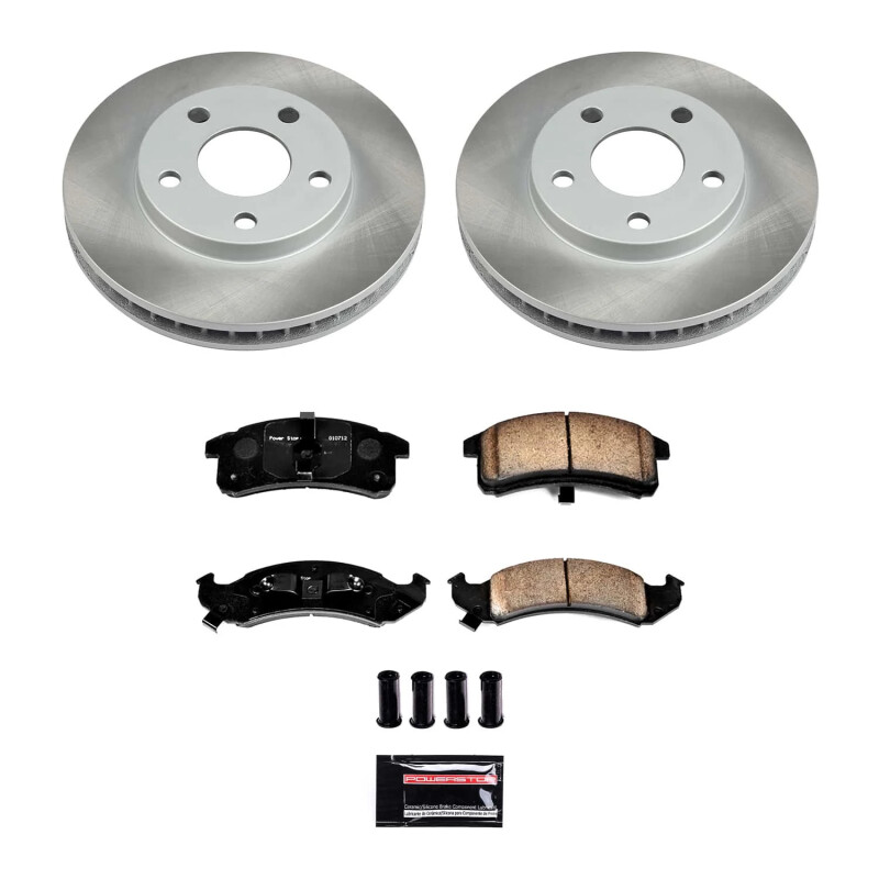 Lexus RX400h Brake Kit - Front + Rear - PowerStop - Z36 Truck & Tow + Drilled & Slotted Rotors + Carbon-Fiber Ceramic Pads - `06-`08