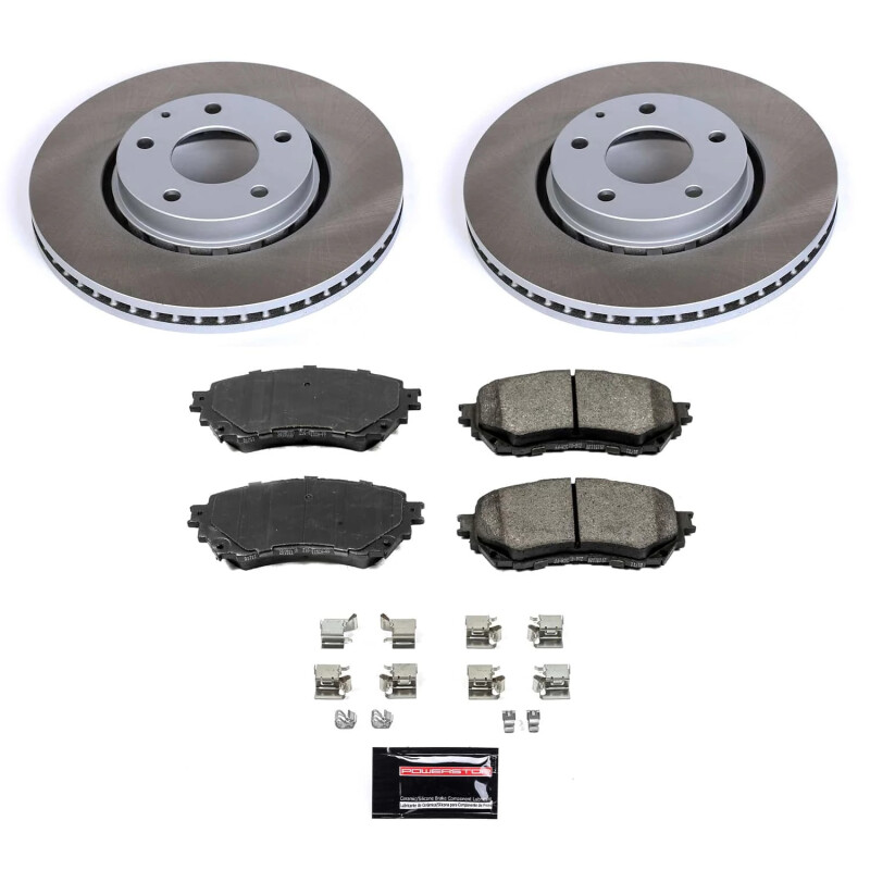 Ford Taurus Brake Kit - Front + Rear - PowerStop - Z36 Truck & Tow Kit - 2010