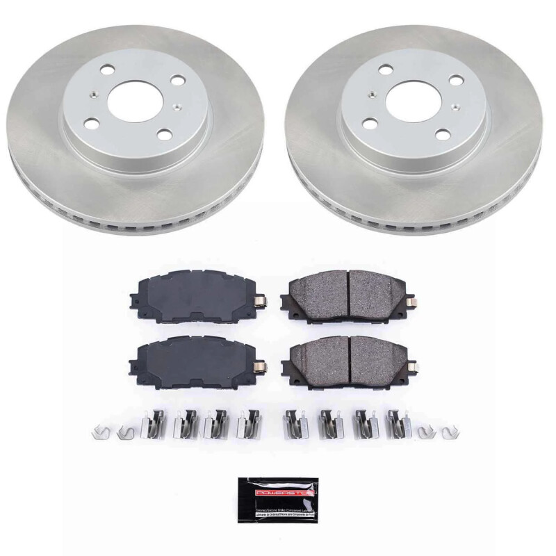 BMW 330Ci Brake Kit - Front + Rear - PowerStop - Drilled & Slotted Rotors + Carbon-Fiber Ceramic Pads - `01-`06 BMW 330Ci Brake Kit - Front + Rear - PowerStop - Drilled & Slotted Rotors + Carbon-Fiber Ceramic Pads - `01-`06