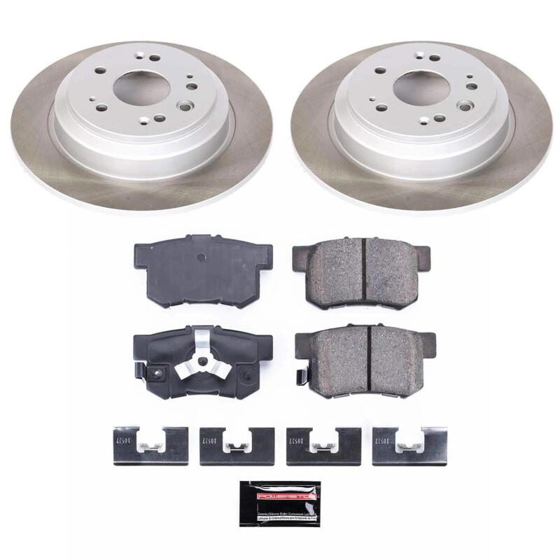 BMW M3 Brake Kit - Front + Rear - PowerStop - Z26 Street Performance Ceramic Pads + Drilled & Slotted Rotors - `01-`06