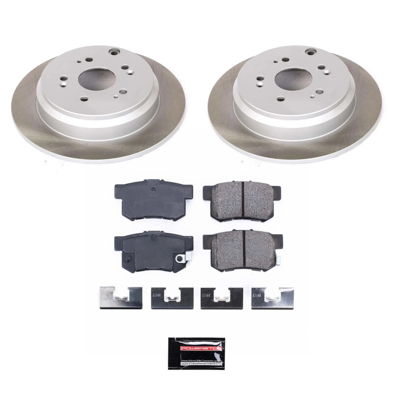Land Rover Range Rover Brake Pads + Rotors - Front + Rear - PowerStop - Z26 Street Warrior: Drilled & Slotted Rotors + Carbon-Fiber Ceramic Pads - `03-`05 Land Rover Range Rover Brake Pads + Rotors - Front + Rear - PowerStop - Z26 Street Warrior: Drilled & Slotted Rotors + Carbon-Fiber Ceramic Pads - `03-`05