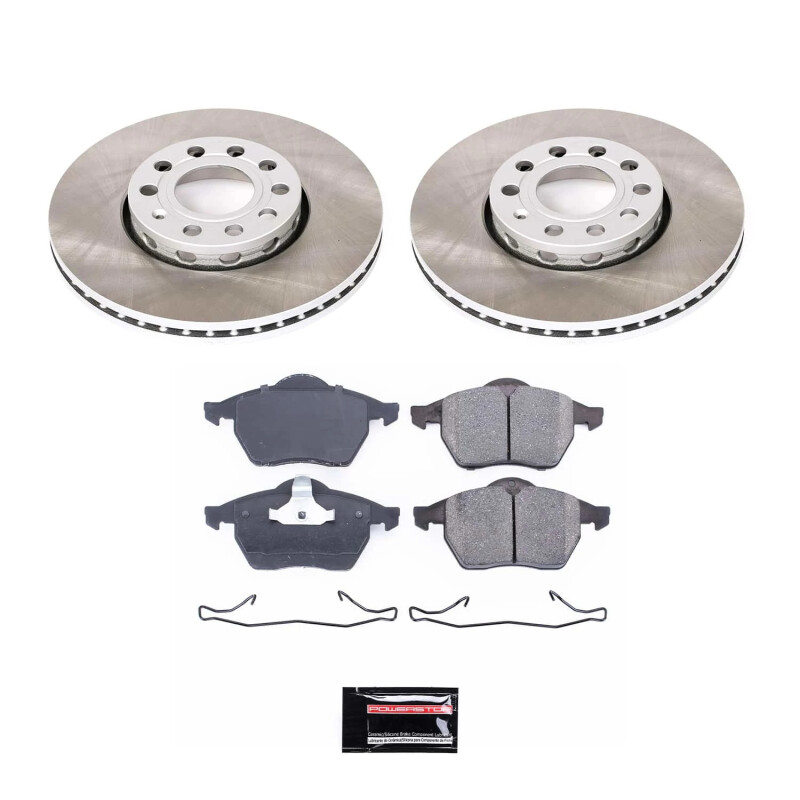 Land Rover Range Rover Brake Pads + Rotors - Front + Rear - PowerStop - Drilled & Slotted Rotors + Carbon-Fiber Ceramic Pads (Z23 Evolution Sport) - `03-`05 Land Rover Range Rover Brake Pads + Rotors - Front + Rear - PowerStop - Drilled & Slotted Rotors + Carbon-Fiber Ceramic Pads (Z23 Evolution Sport) - `03-`05