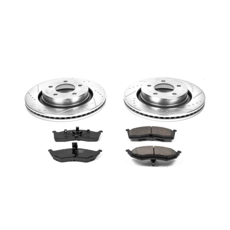 Chrysler Concorde Brake Kit - Front - PowerStop - Z23 Evolution Sport - `00-`04